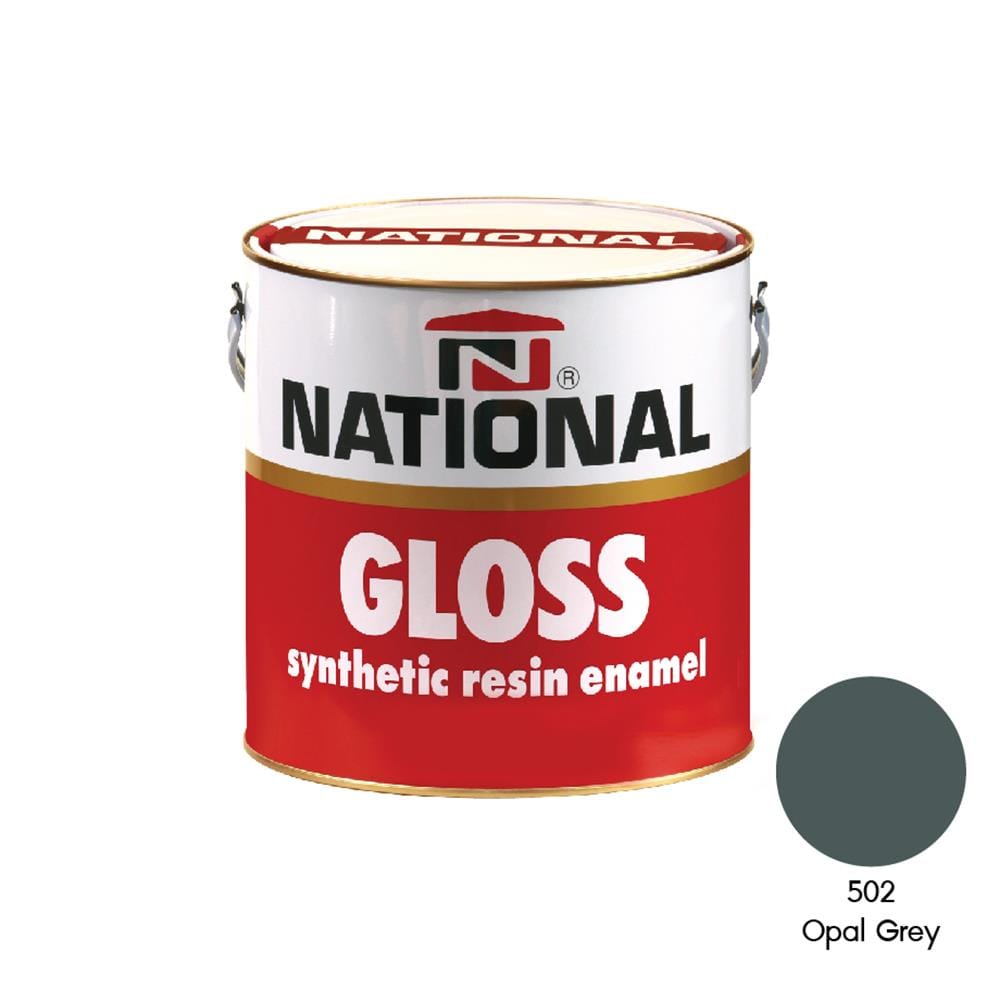 สีน้ำมัน DELTA NATIONAL 502 สีเทา เงา 1 แกลลอน