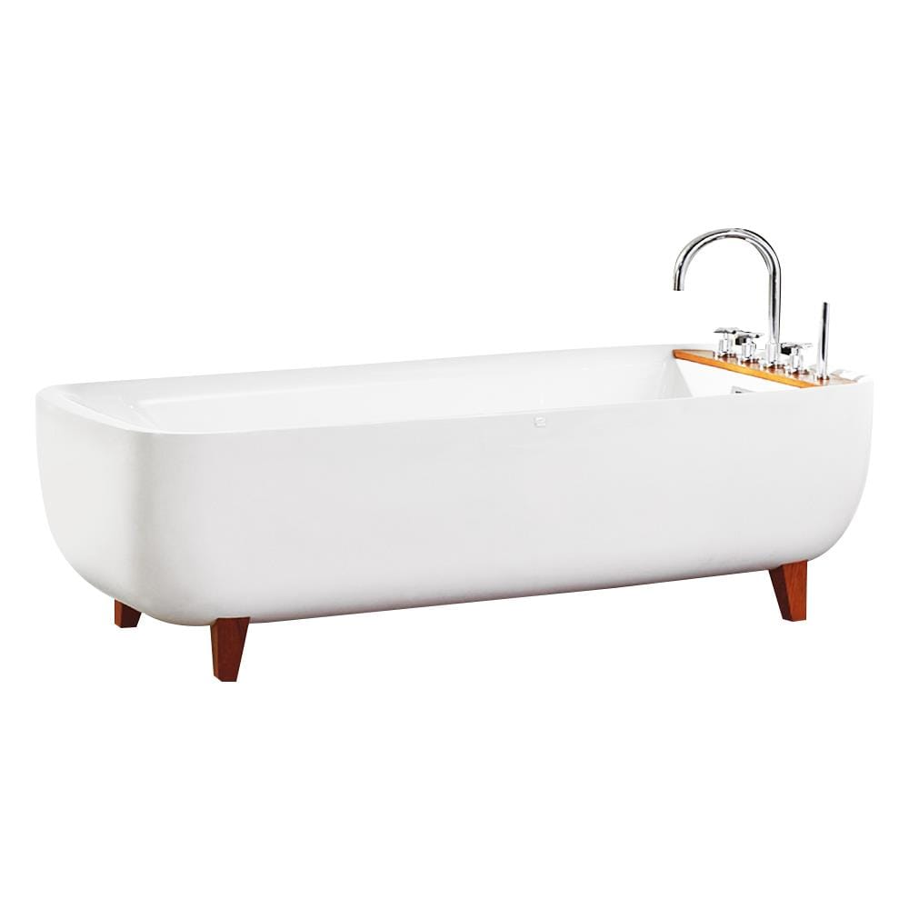 อ่างอาบน้ำ I-SPA BD-DAD01WF/S 180 ซม. สีขาว