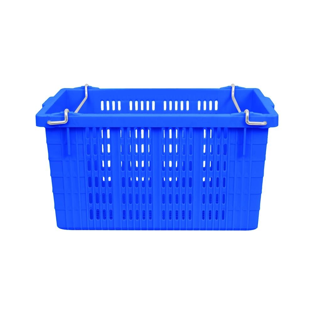 ลังผลไม้โปร่ง BASKET 33x53.5x31.5 ซม. สีน้ำเงิน