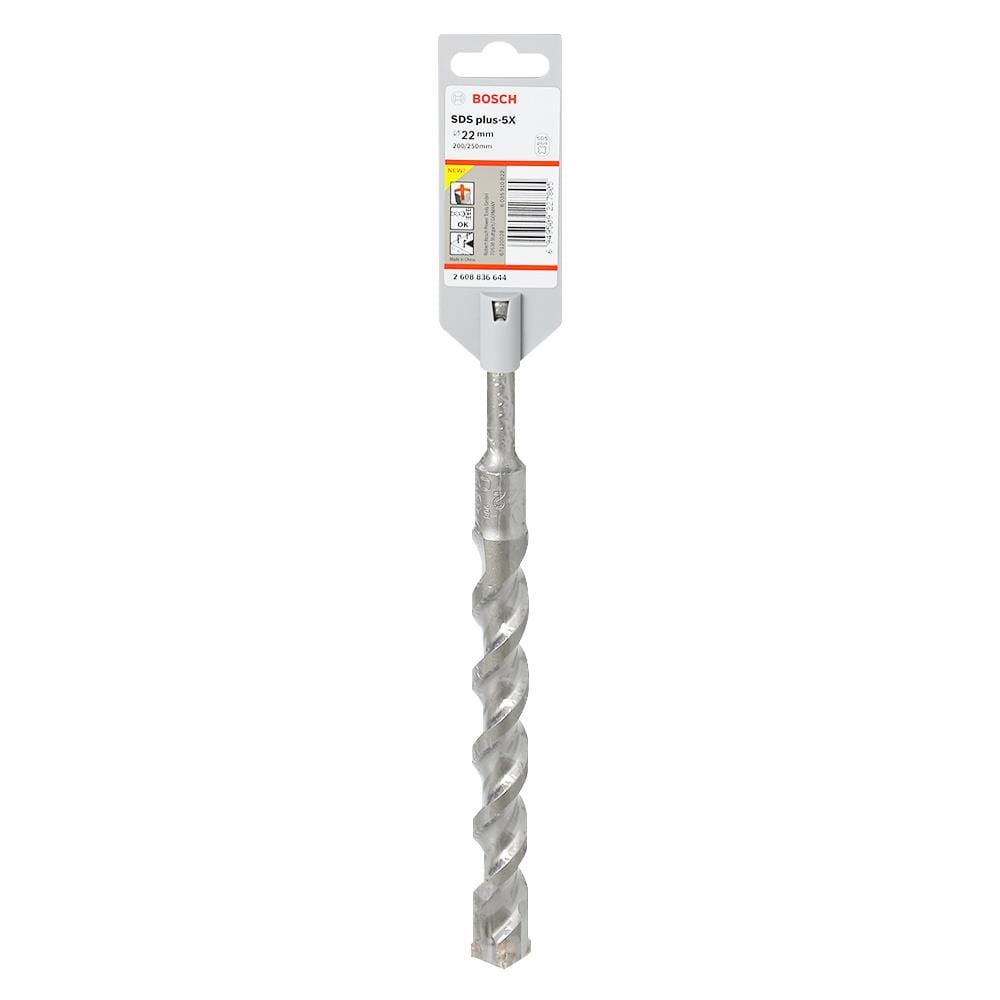 ดอกสว่าน BOSCH SDS PLUS-5X 22X200/250 มม.