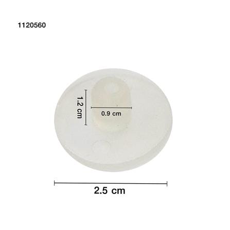 ปุ่ม PVC แบบเดือย PANSIAM PVC-25 25 มม. แพ็ก 10 ชิ้น_2