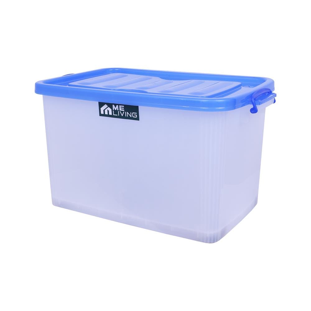 กล่องเก็บของ ME LIVING API2007 48x70x41 ซม. สีขาว/ฝาน้ำเงิน