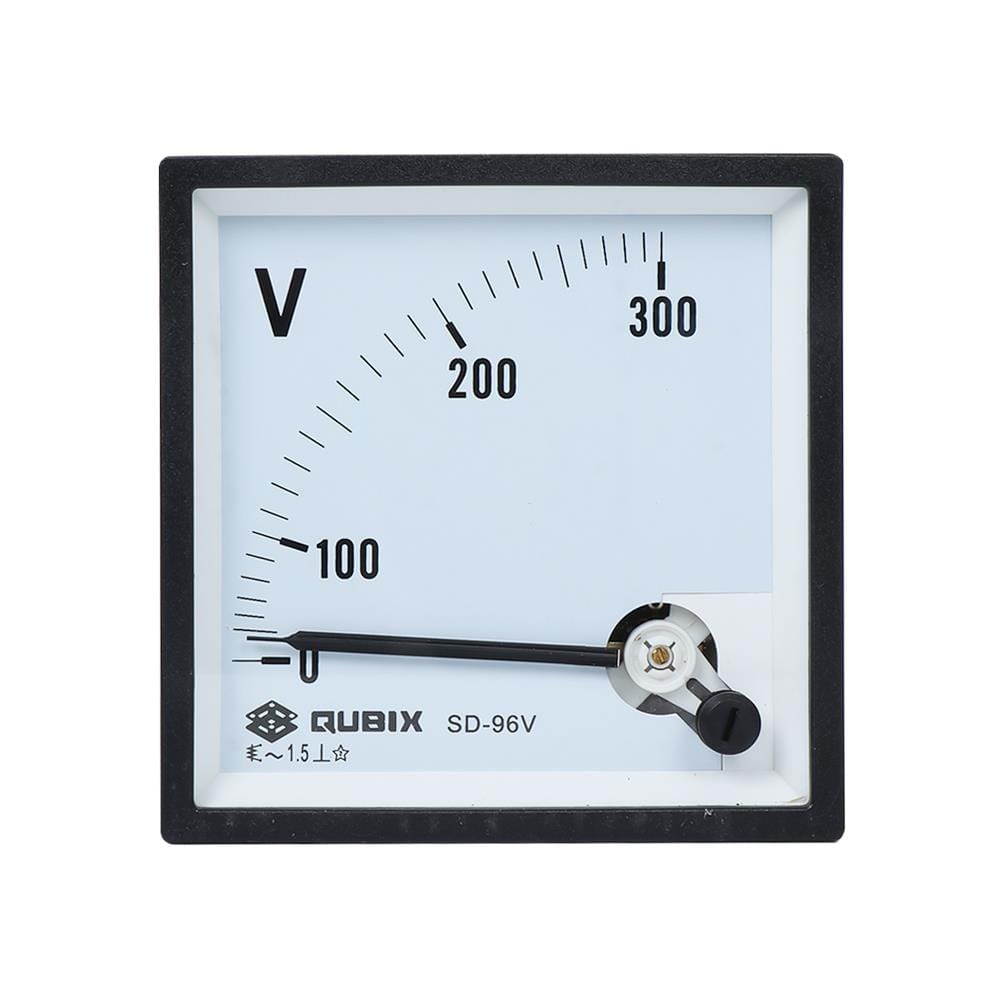 โวลต์มิเตอร์แบบ ANALOG ต่อตรง SALZER 300 โวลต์ 96x96 มม.