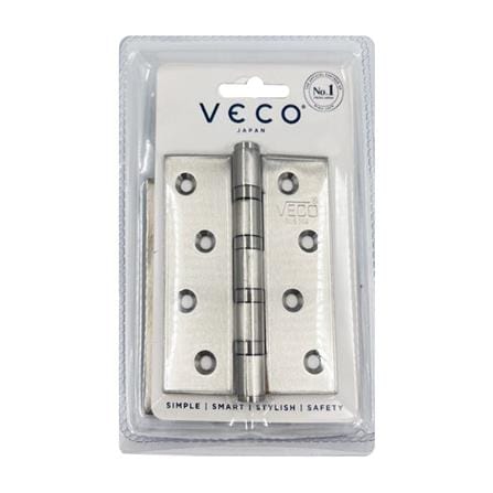 บานพับ 4x3 นิ้ว x 2 มม. VECO 4BB สีสเตนเลส (แพ็ก 3 ชิ้น) 1 แถม 1_2