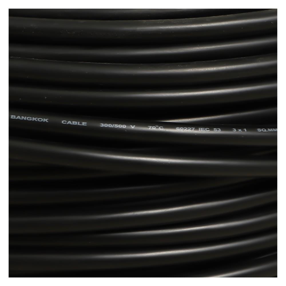 สายไฟ VCT IEC53 BCC 3x1 ตร.มม. 100 ม.สีดำ