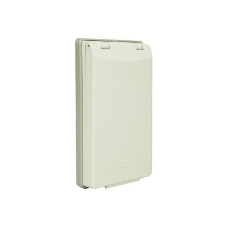 หน้ากากกันน้ำ PANASONIC 2 ช่องกลาง WEG79029 สีเทา_1