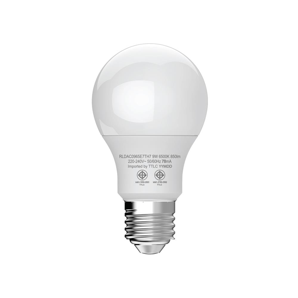 หลอด LED TOSHIBA A60 G7 9 วัตต์ DAYLIGHT E27