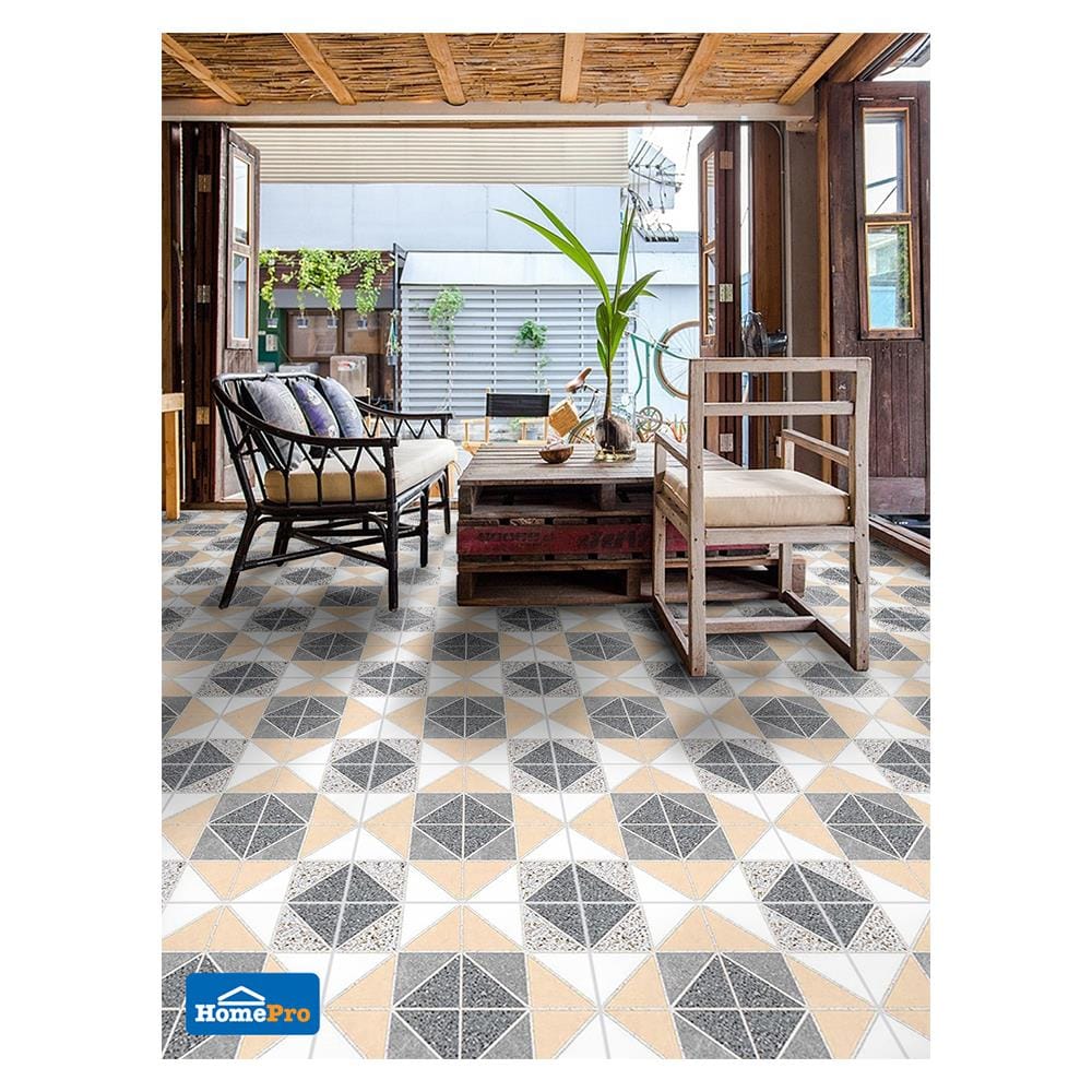 กระเบื้องพื้น 16x16 นิ้ว DURAGRES ซานโตร่า เทา A