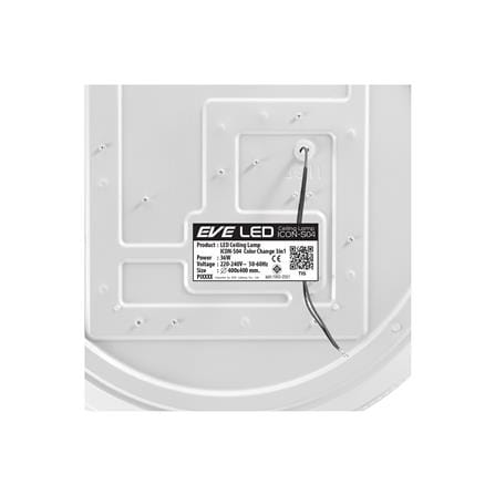 ไฟเพดาน LED EVE 583429 16 นิ้ว 36 วัตต์ DAYLIGHT/COOL WHITE/WARM WHITE สีขาว_4