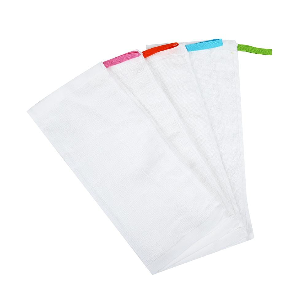 ผ้าเช็ดอเนกประสงค์สีขาว KECH สีขาว 4ชิ้น/แพ็ค