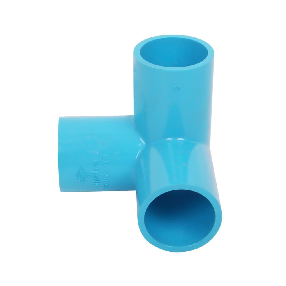 ข้อต่อสามทางตั้งฉาก PVC THAI PIPE 1 นิ้ว สีฟ้า