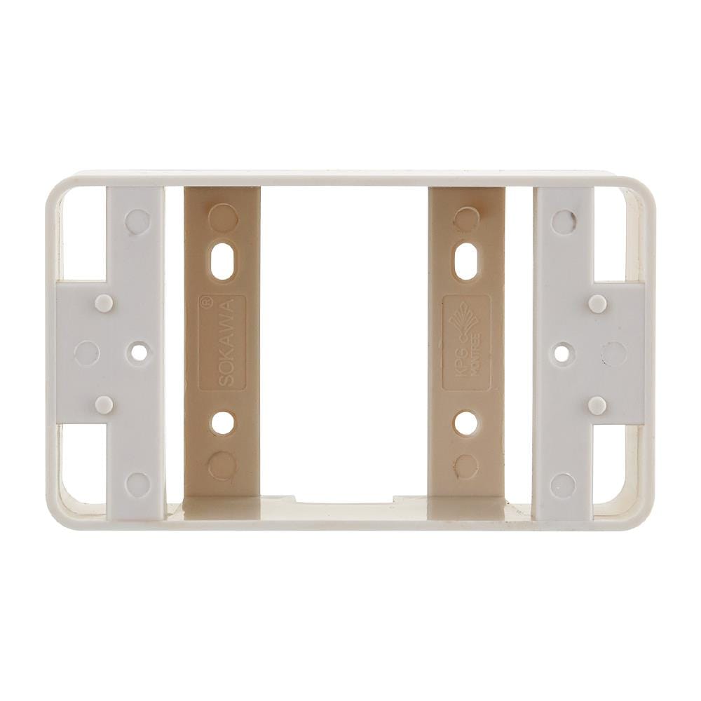 กล่องลอย KPG S-075 2x4 นิ้ว สีขาว