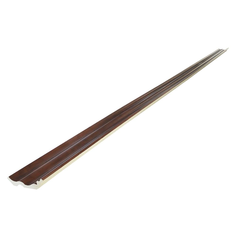 บัวฝ้า YES MOULDING BB007 5x300x2 ซม. สีไม้สัก