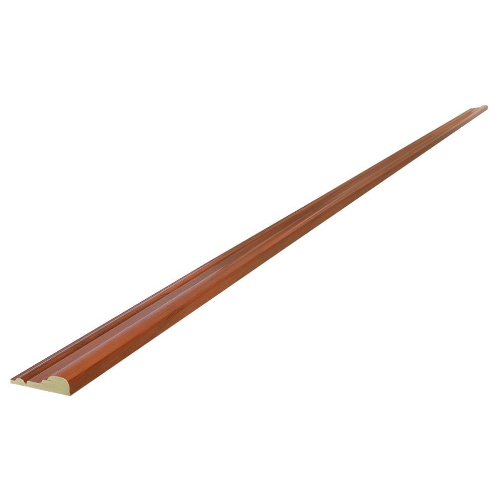 ซับวงกบ PS LINEDEKOR MG3002-2 7.5x300x2.1 ซม. สีไม้มะค่าแดง