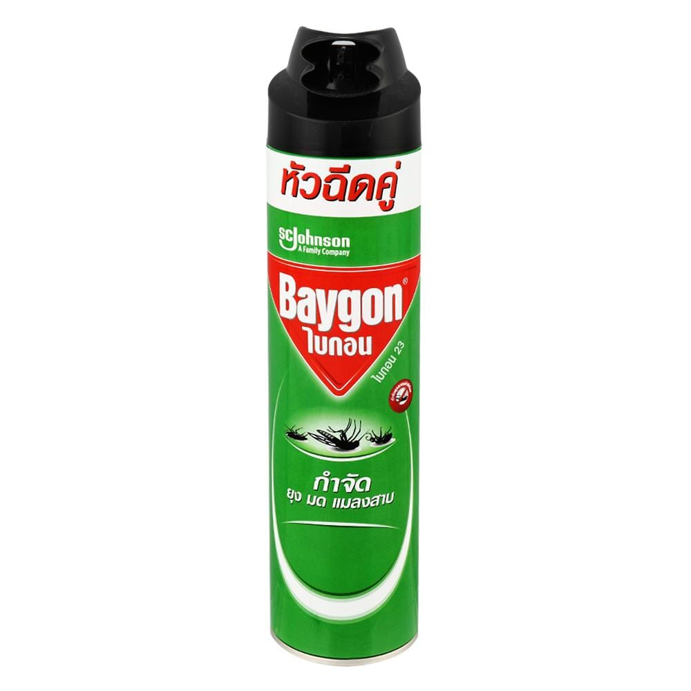 สเปรย์กำจัดแมลง BAYGON GREEN 600 มล.แพ็กคู่