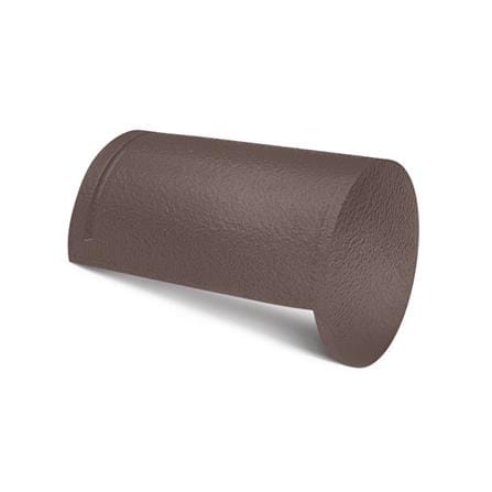 ครอบโค้งปิดจั่ว DURAONE ลอนเศรษฐี 21.7x33x2.4 ซม. สีน้ำตาลสัมฤทธิ์_0