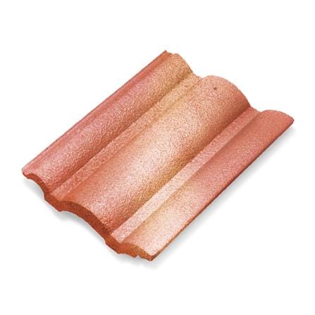 กระเบื้องคอนกรีต DURAONE ลอนเศรษฐี 33x42x2.4 ซม. สีส้มรุ่งอรุณ_0