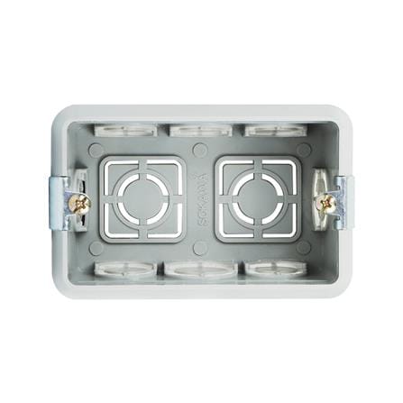 กล่องฝัง SOKAWA 2X4 นิ้ว S-080 สีเทา