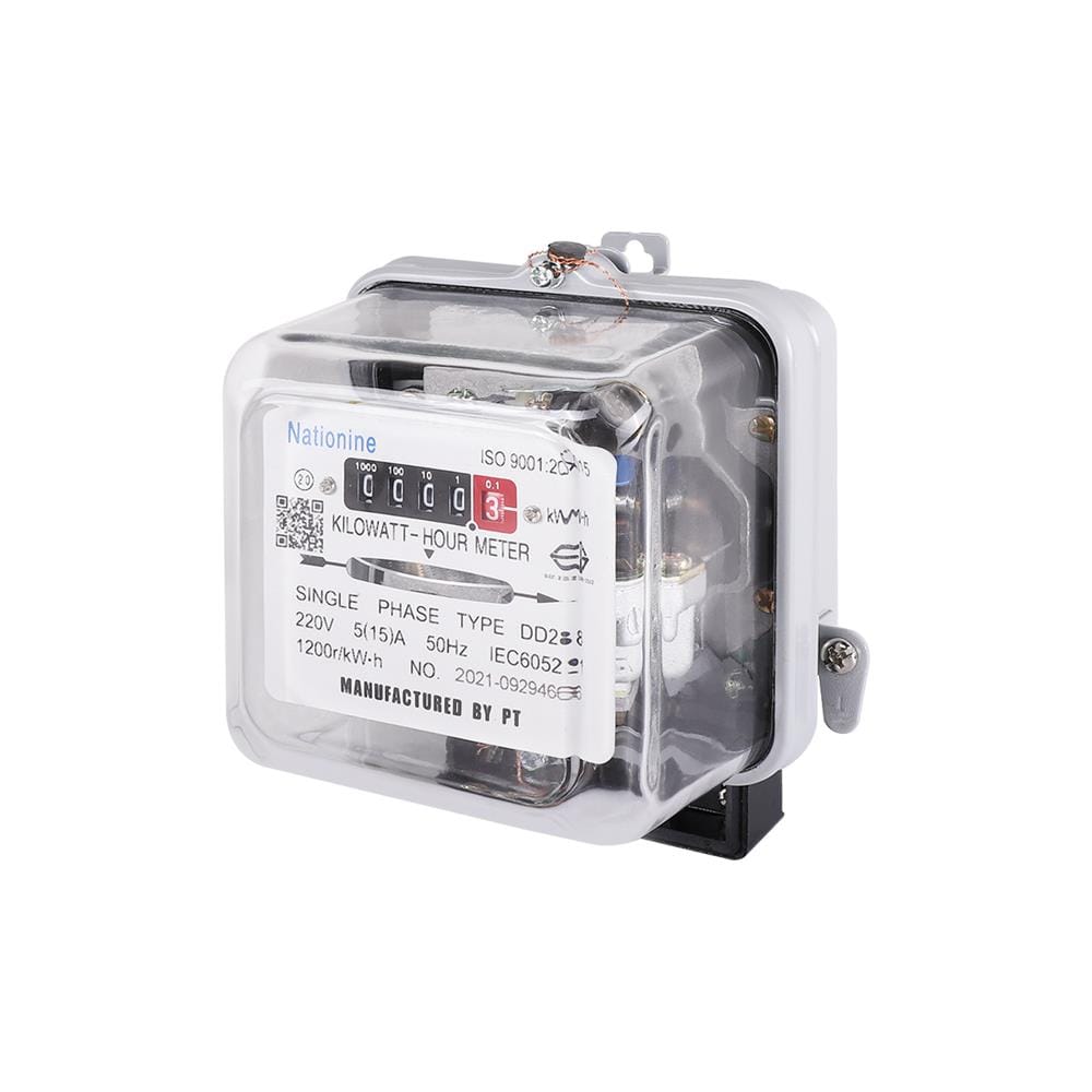 มิเตอร์ไฟ 5/15A DD28 1 เฟส 2 สาย NATIONINE