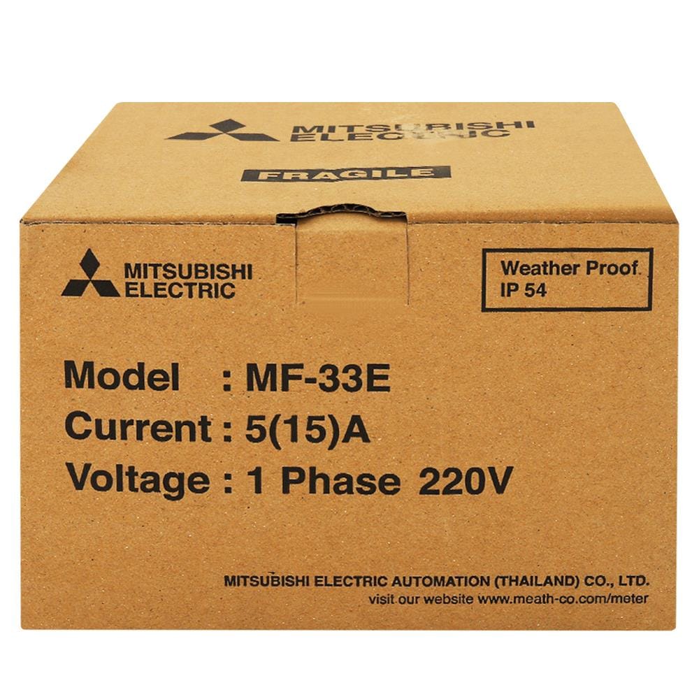 มิเตอร์ไฟ 5/15A MF-33E 1 เฟส 2 สาย MITSUBISHI