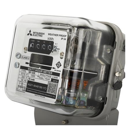 มิเตอร์ไฟ 5/15A MF-33E 1 เฟส 2 สาย MITSUBISHI_2