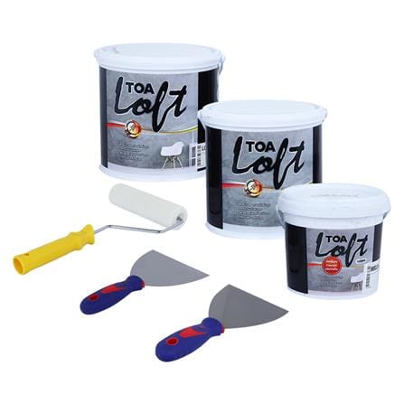 สีน้ำลอฟท์ภายนอก TOA LOFT2 สีเทากลาง 10 กก._0