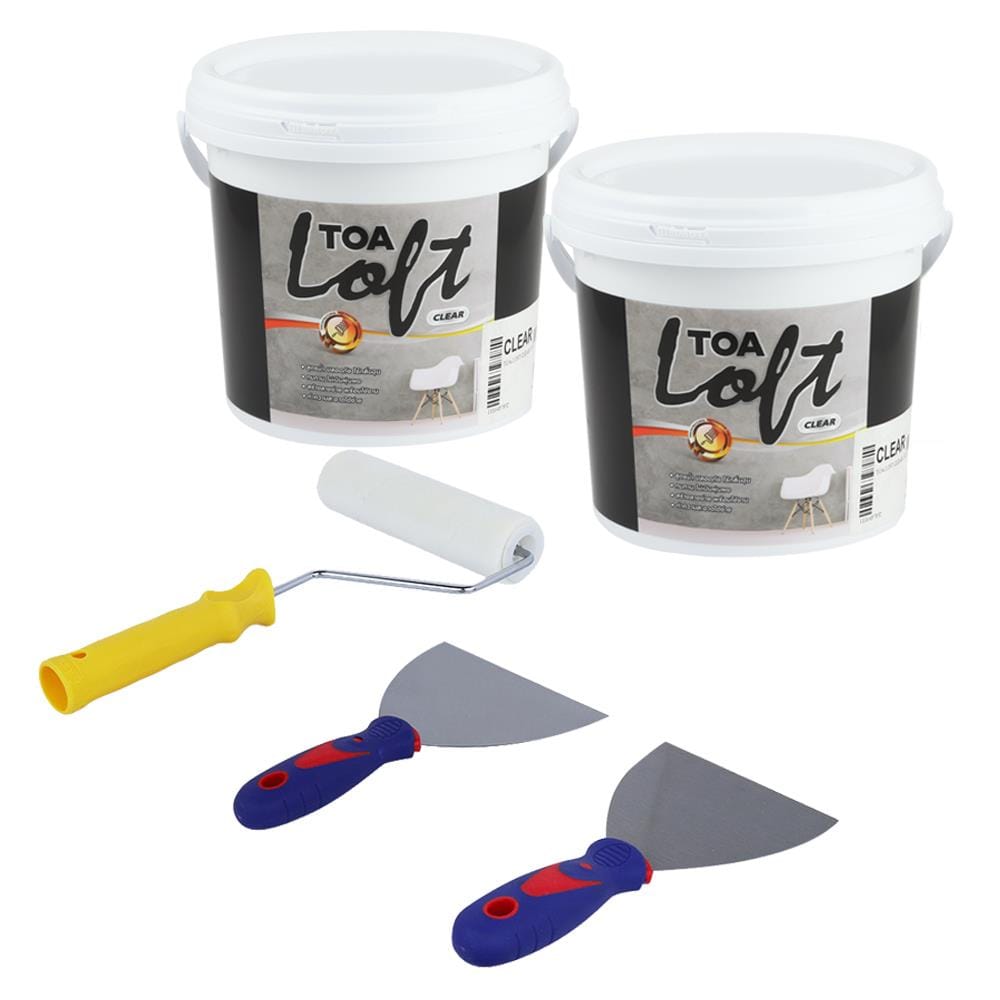 สีน้ำลอฟท์ภายนอก TOA LOFT1 สีเทาอ่อน 10 กก._1
