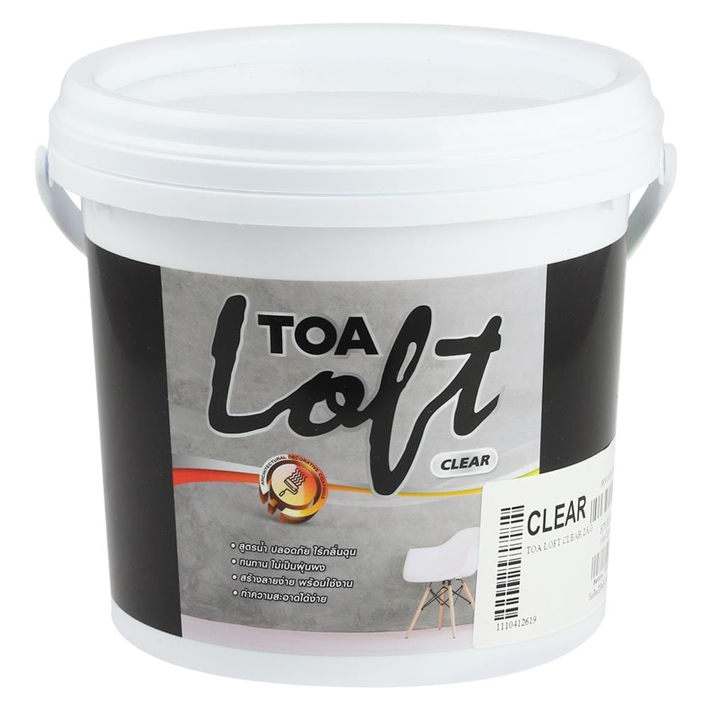 สีน้ำลอฟท์ภายนอก TOA LOFT3 สีเทาเข้ม 10 กก.