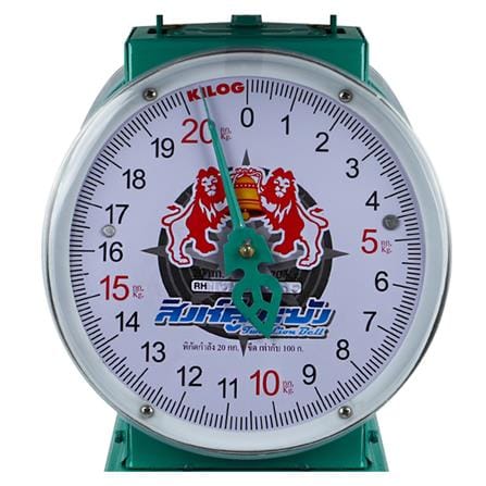เครื่องชั่งสปริง ตราสิงห์ 20 กก. สีเขียว_2