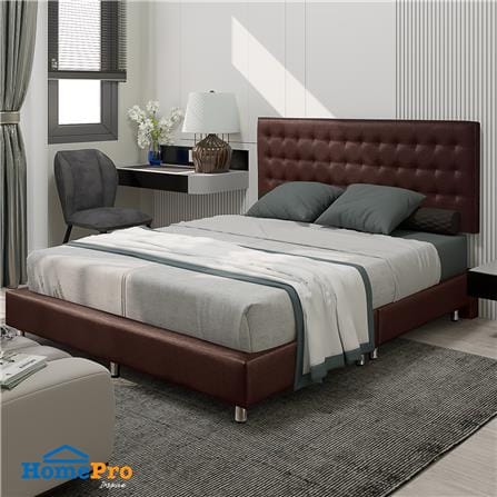 ฐานรองหัวเตียง 6 ฟุต HOME LIVING STYLE MUNICH น้ำตาลเข้ม_5
