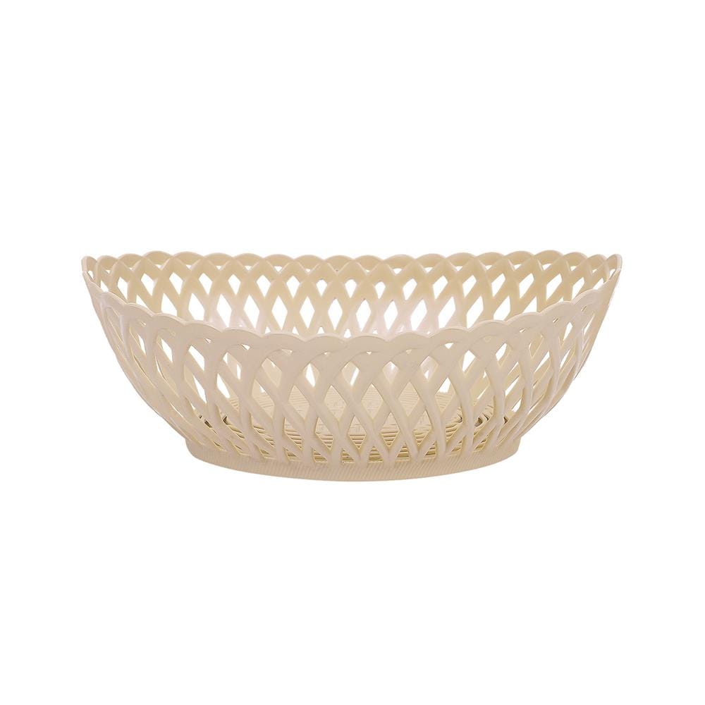 ตะกร้าอรชรรูปไข่เล็ก SUIMEX PJ-004 สีครีม