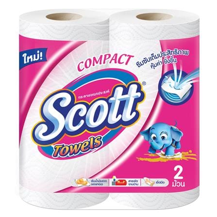 กระดาษอเนกประสงค์ SCOTT COMPACT แพ็ค2