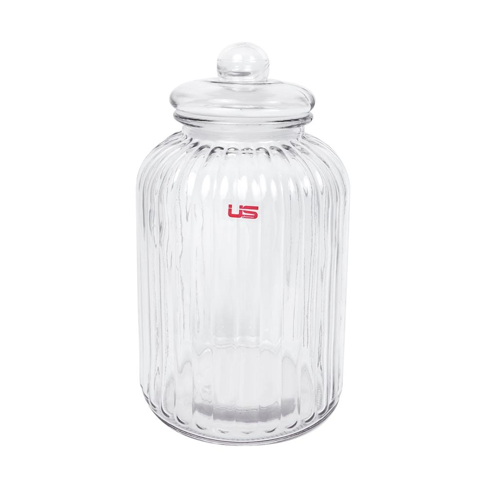 ขวดโหลแก้วฝาดึง 4.5 ลิตร US RC-4500 สีใส