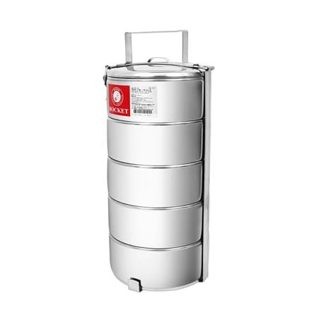 ปิ่นโตสเตนเลสกลม 14 ซม. 5 ชั้น ROCKET_1