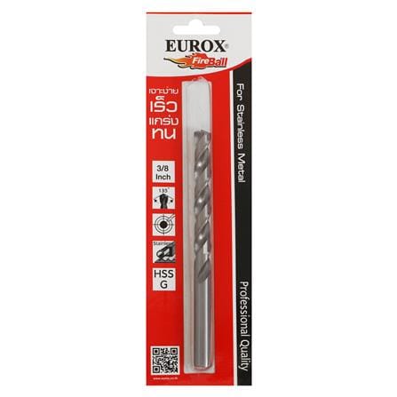 ดอกเจาะสเตนเลส HIGH SPEED EUROX 3/8 นิ้ว_2