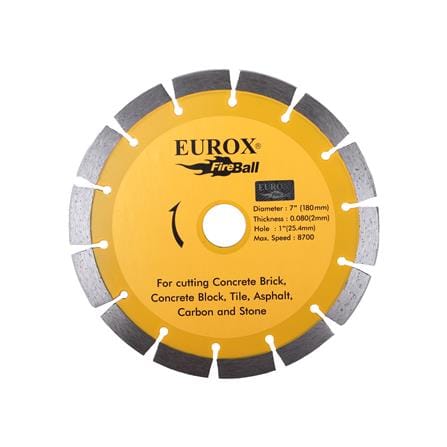 ใบตัดเพชรแห้ง EUROX 7 นิ้ว