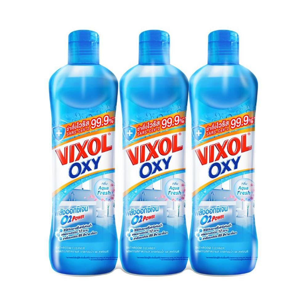 น้ำยาทำความสะอาดห้องน้ำ VIXOL OXY 700 มล. AQUA FRESH แพ็ก 3 ชิ้น