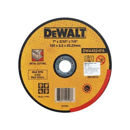 แผ่นตัดเหล็ก DEWALT DWA4524FA-B1 7 นิ้ว_0