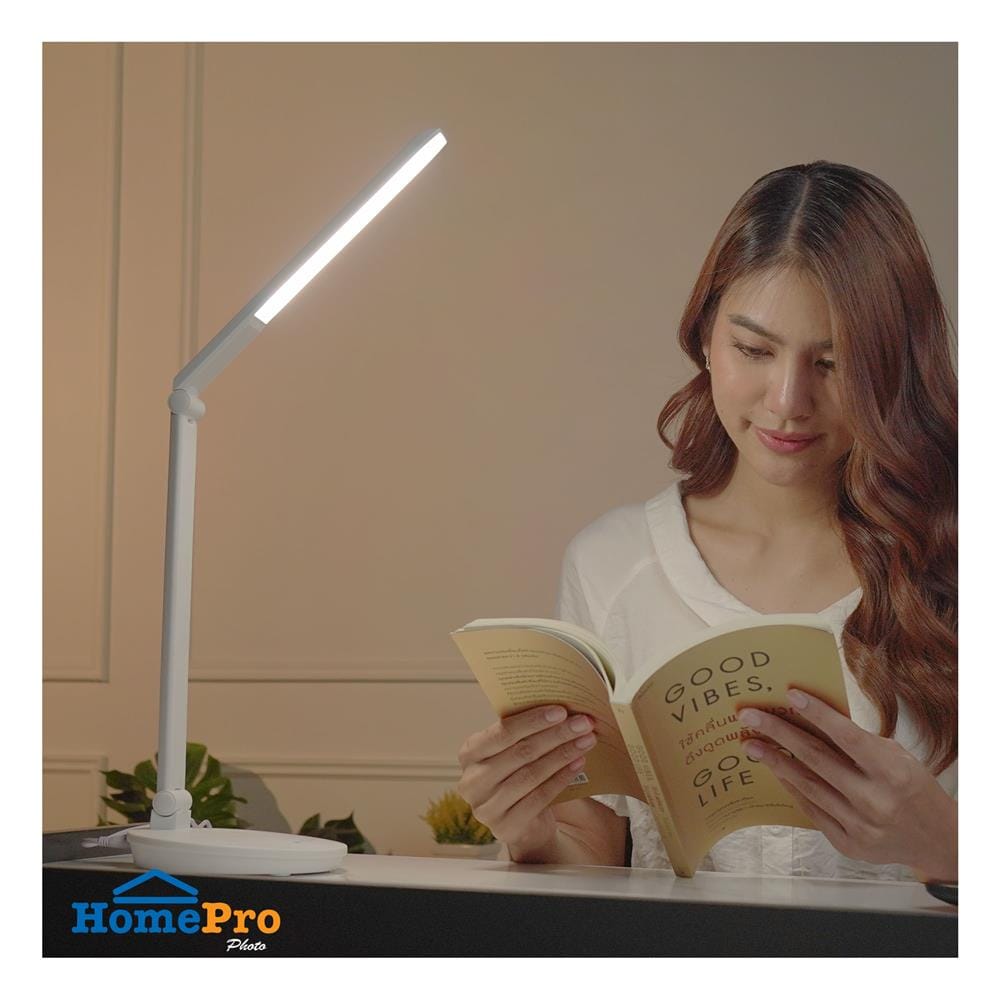 ไฟอ่านหนังสือ LED CARINI LA-N138-WH สีขาว