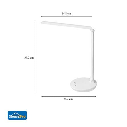 ไฟอ่านหนังสือ LED CARINI LA-N138-WH สีขาว_7