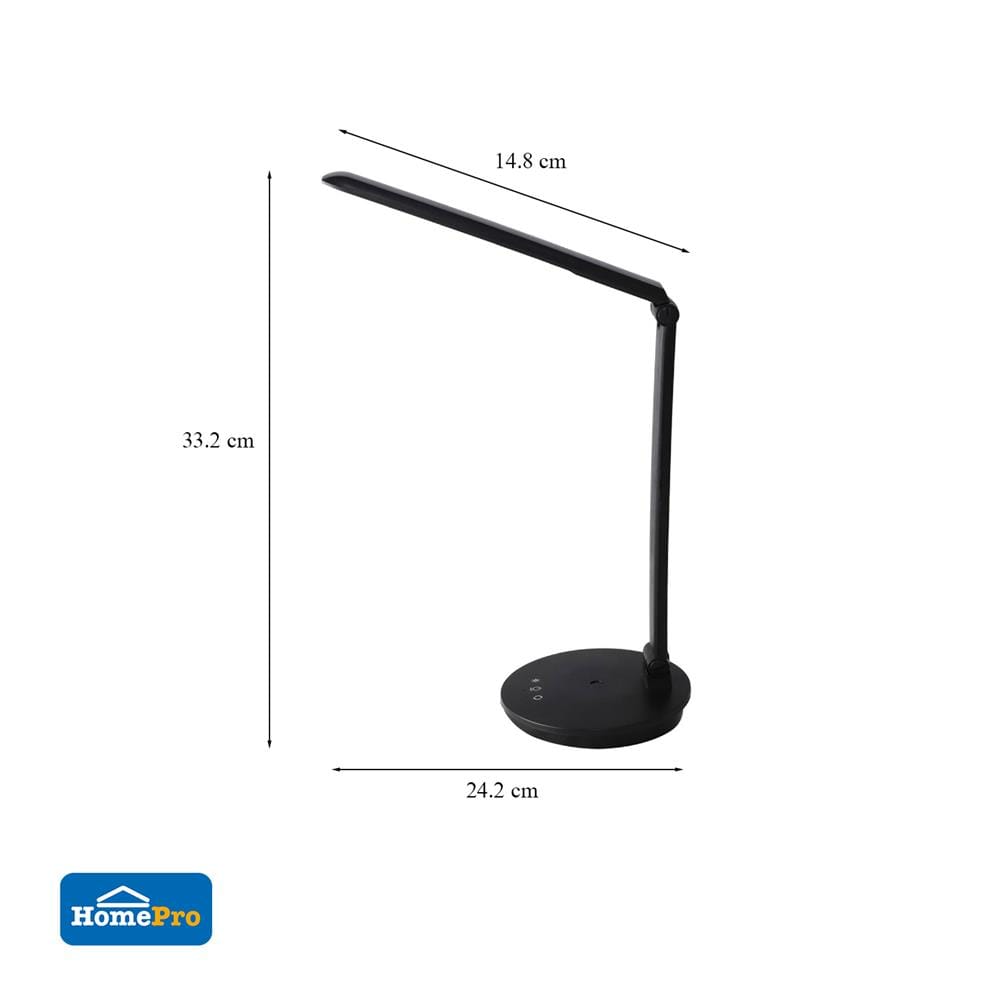 ไฟอ่านหนังสือ LED CARINI LA-N138-BK สีดำ