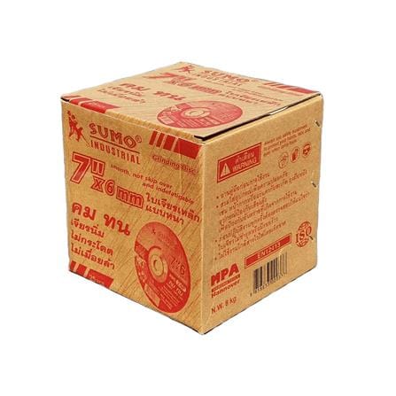 ใบเจียรหนา SUMO AWC24P 7 นิ้ว 180X6 มม. สีแดง_2
