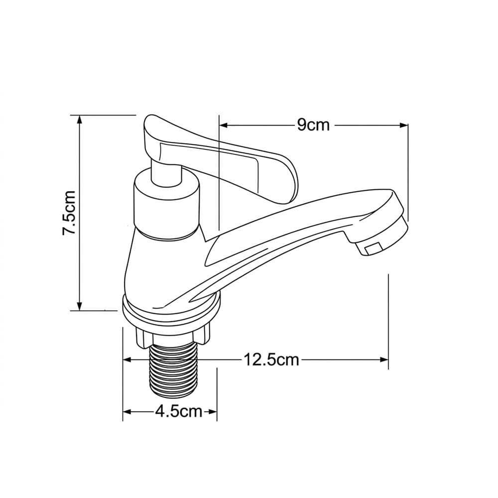 ก๊อกอ่างล้างหน้าเดี่ยวเคาน์เตอร์ DONMARK MC401-2227