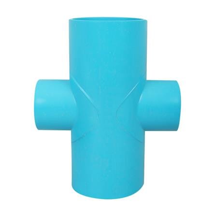 สี่ทางเกษตรลด PVC TOWAI 3 นิ้วX2 นิ้ว สีฟ้า_1