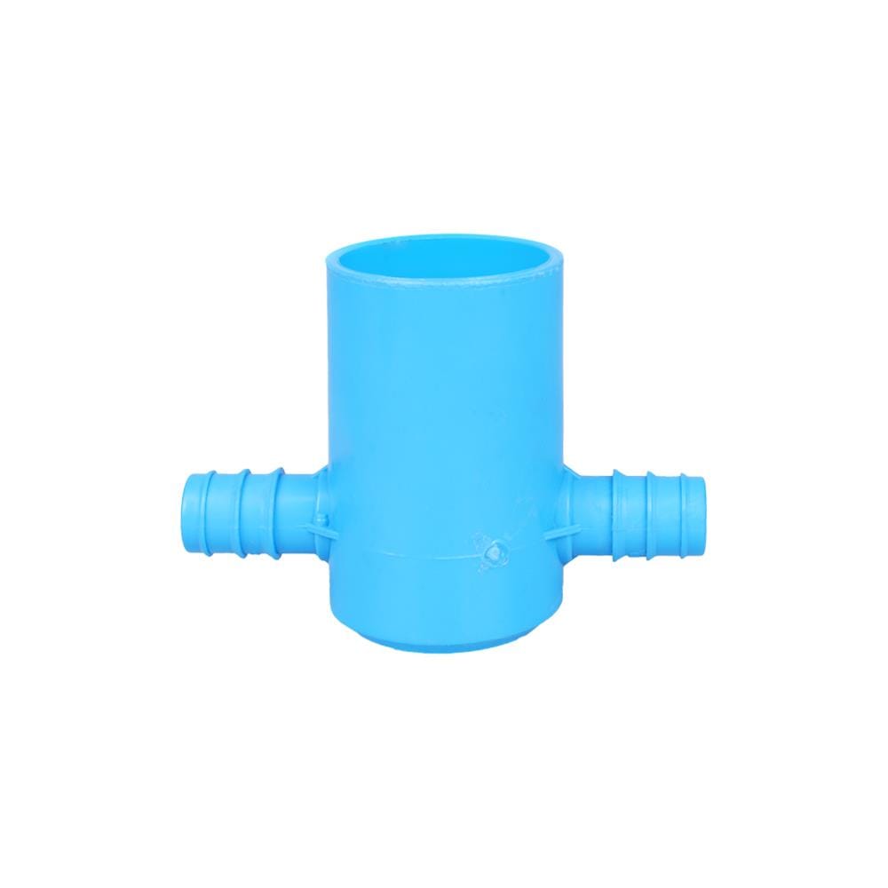 สามทางฝาครอบเกษตร PVC-PE TOWAI 1 1/2 นิ้วX20 มม. สีฟ้า