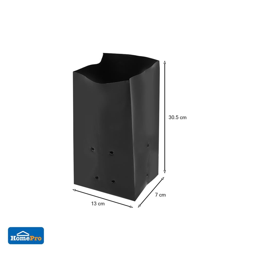 ถุงเพาะชำ SPRING 5x12 นิ้ว 1 กก. สีดำ