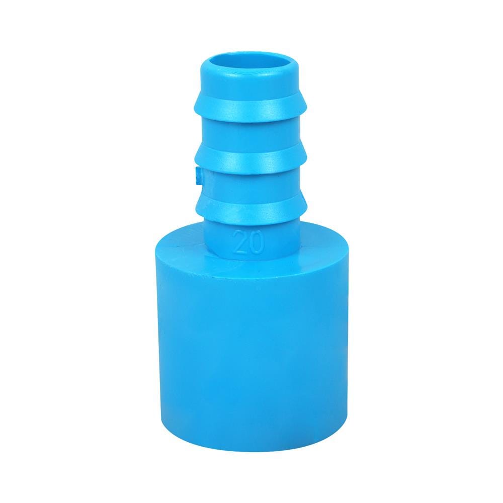 ข้อต่อตรงสวมท่อ PVC-PE TOWAI 3/4 นิ้วX20 มม. สีฟ้า แพ็ก 5 ชิ้น