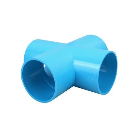 สี่ทางเกษตร PVC TOWAI 3 นิ้ว สีฟ้า_0
