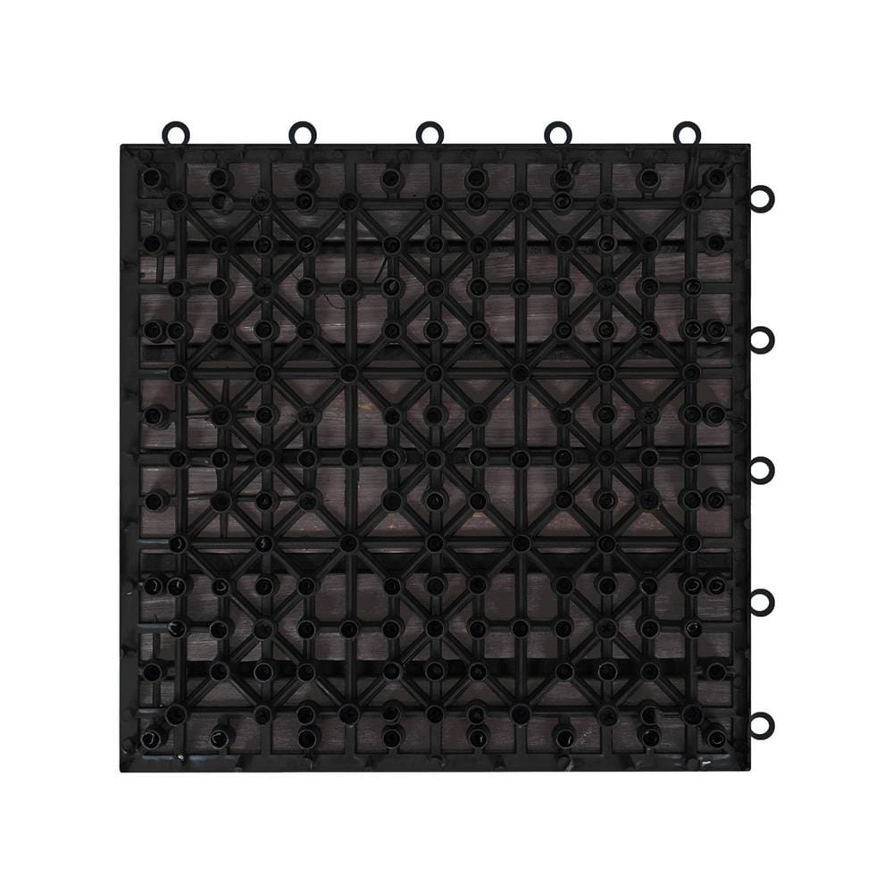 ทางเท้าไม้แคมปัส ลายตรง ME LIVING 30X30 ซม. สีโอ๊ค