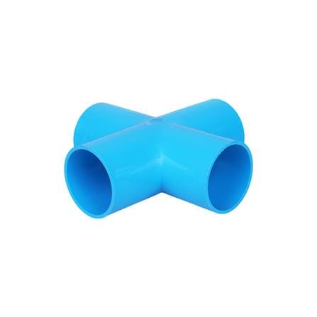 สี่ทางเกษตร PVC TOWAI 1 1/2 นิ้ว สีฟ้า